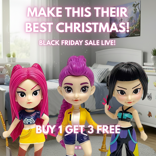 KPop Demon Hunters 6-Piece Figurine Set